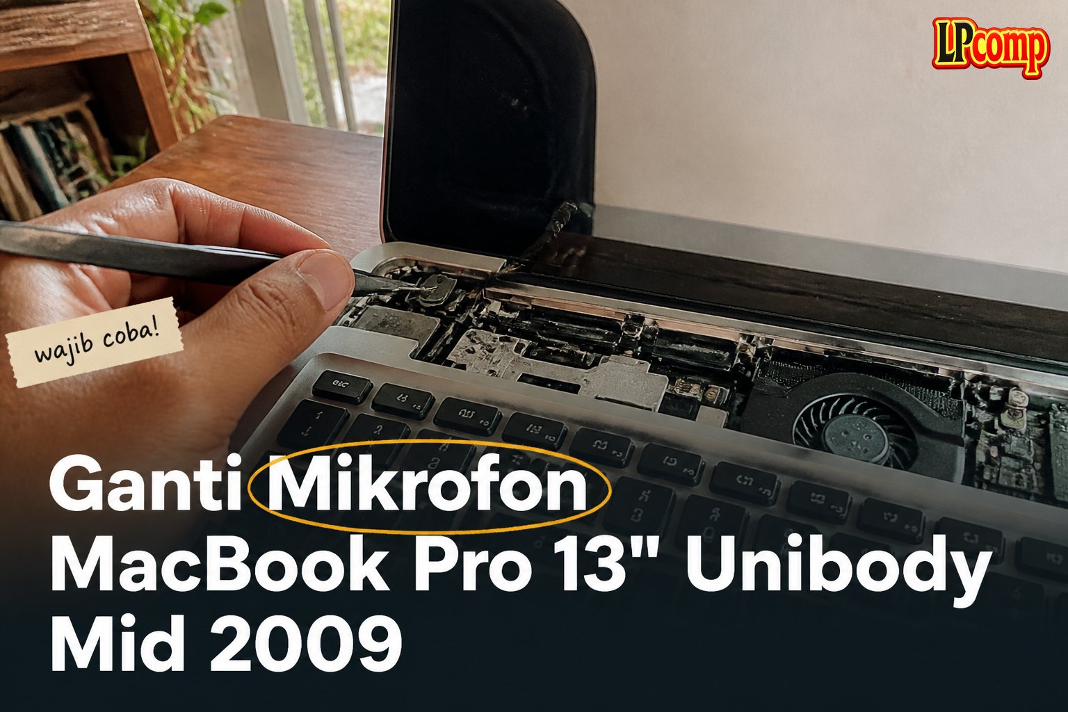 Ganti Mikrofon MacBook Pro 13" Unibody Mid 2009