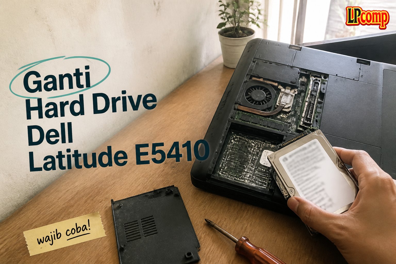 Ganti Hard Drive Dell Latitude E5410