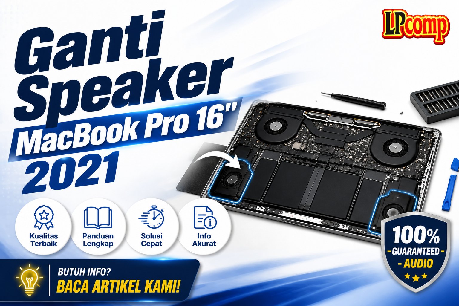 Ganti Speaker MacBook Pro 16" 2021
