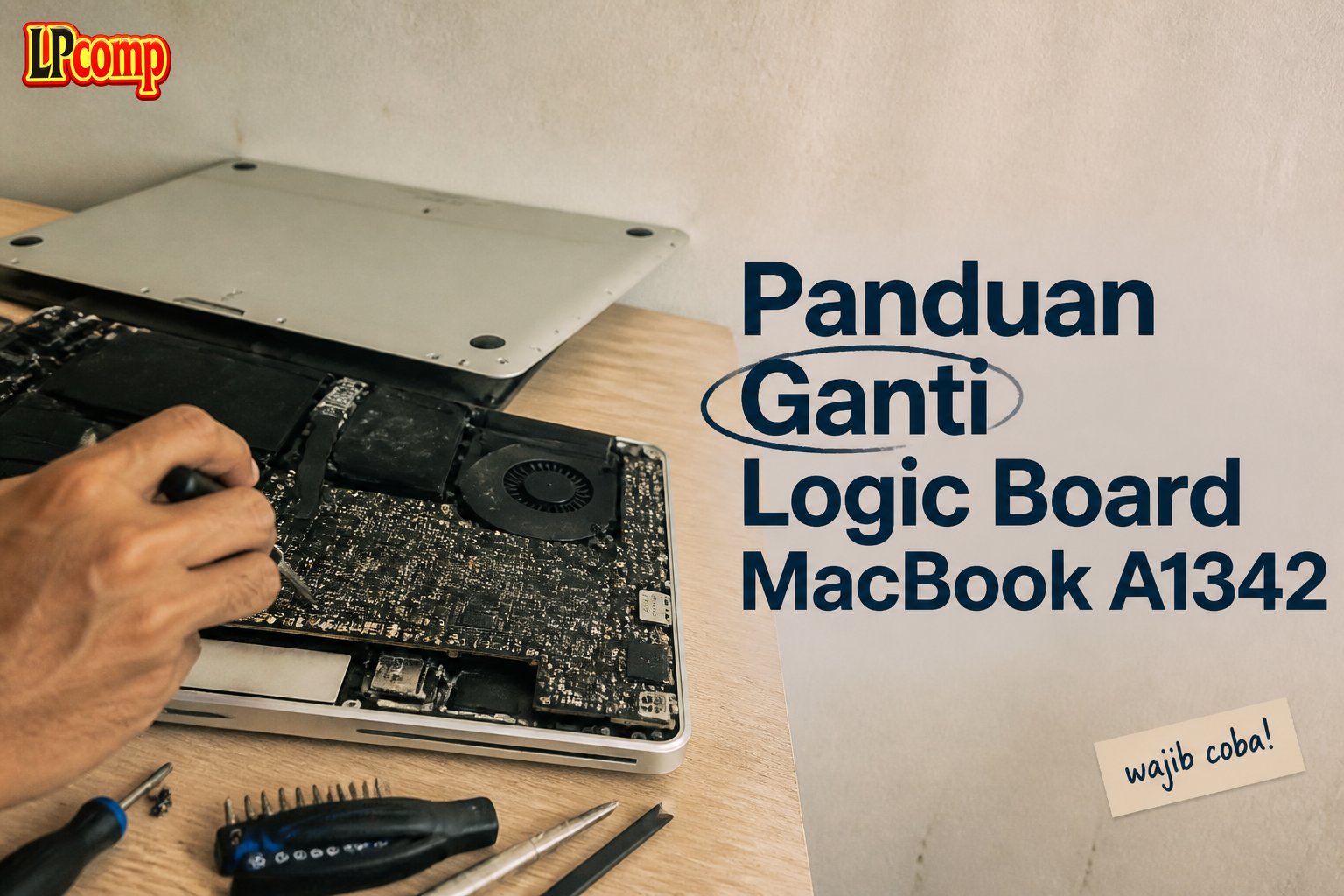 Panduan Ganti Logic Board MacBook A1342