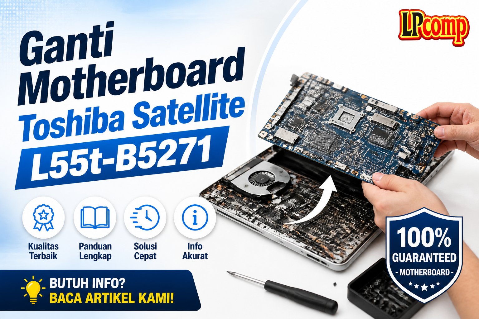 Ganti Motherboard Toshiba Satellite L55t-B5271
