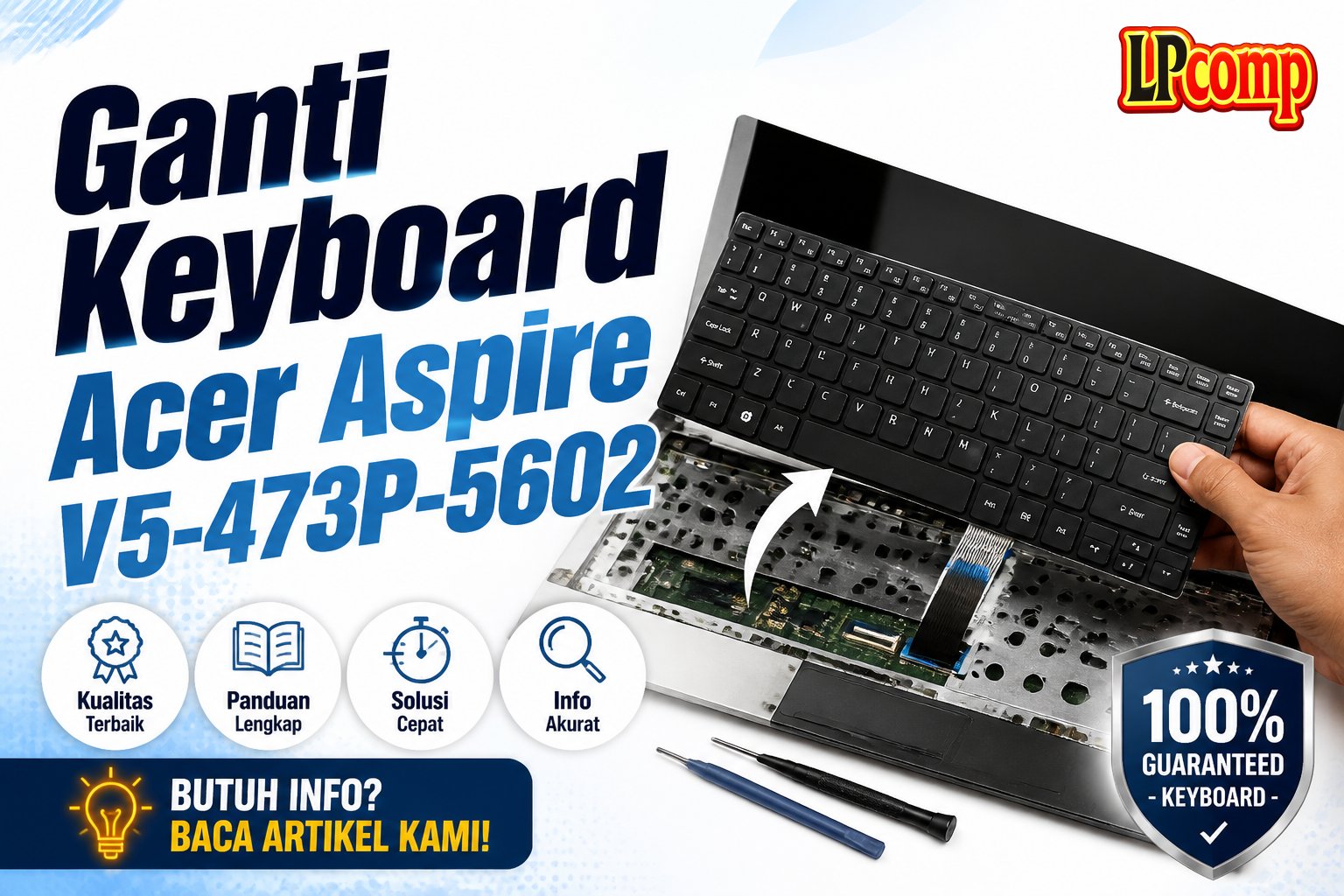Ganti Keyboard Acer Aspire V5-473P-5602