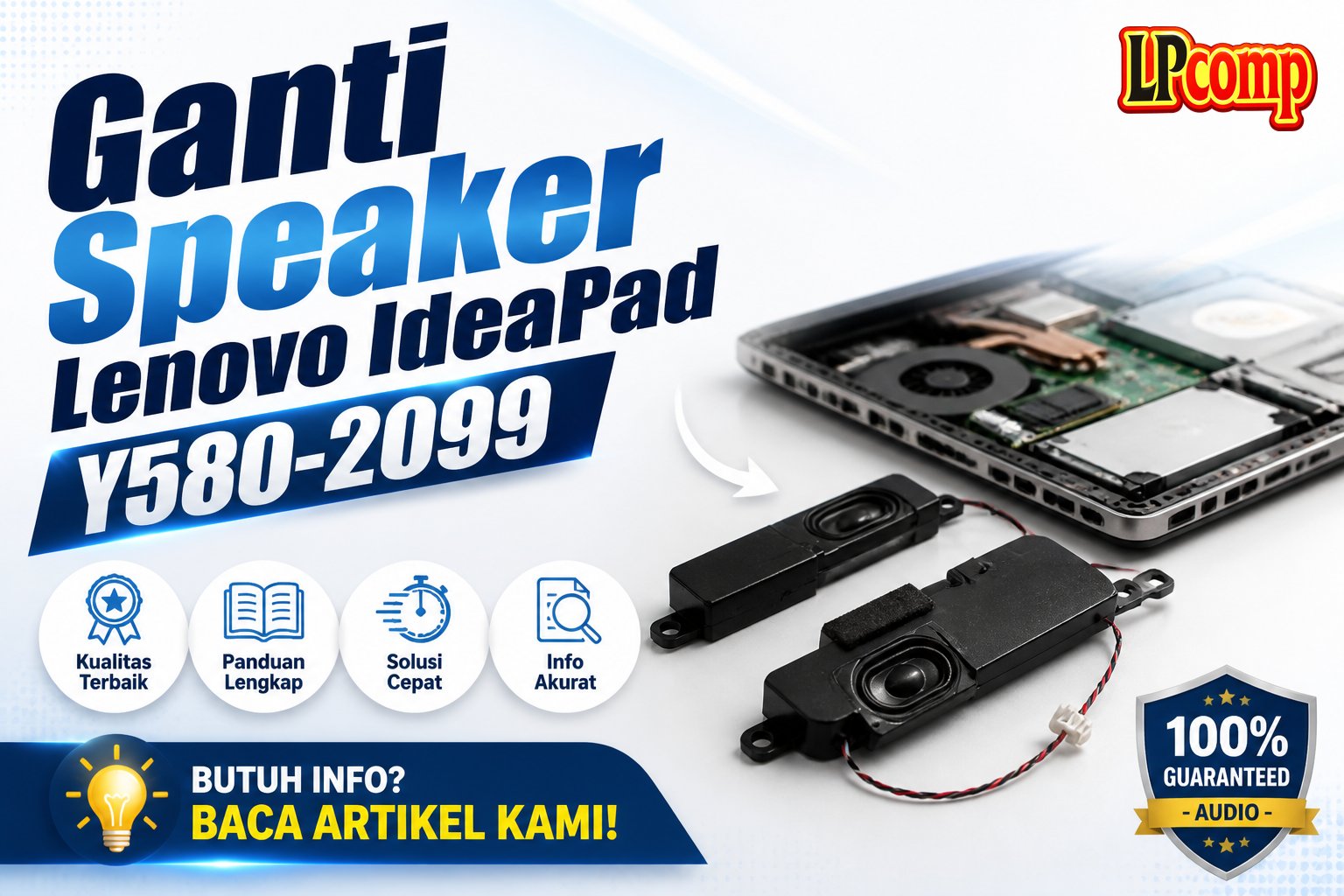 Ganti Speaker Lenovo IdeaPad Y580-2099