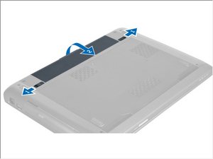 Langkah 1 — Lepaskan Baterai Laptop