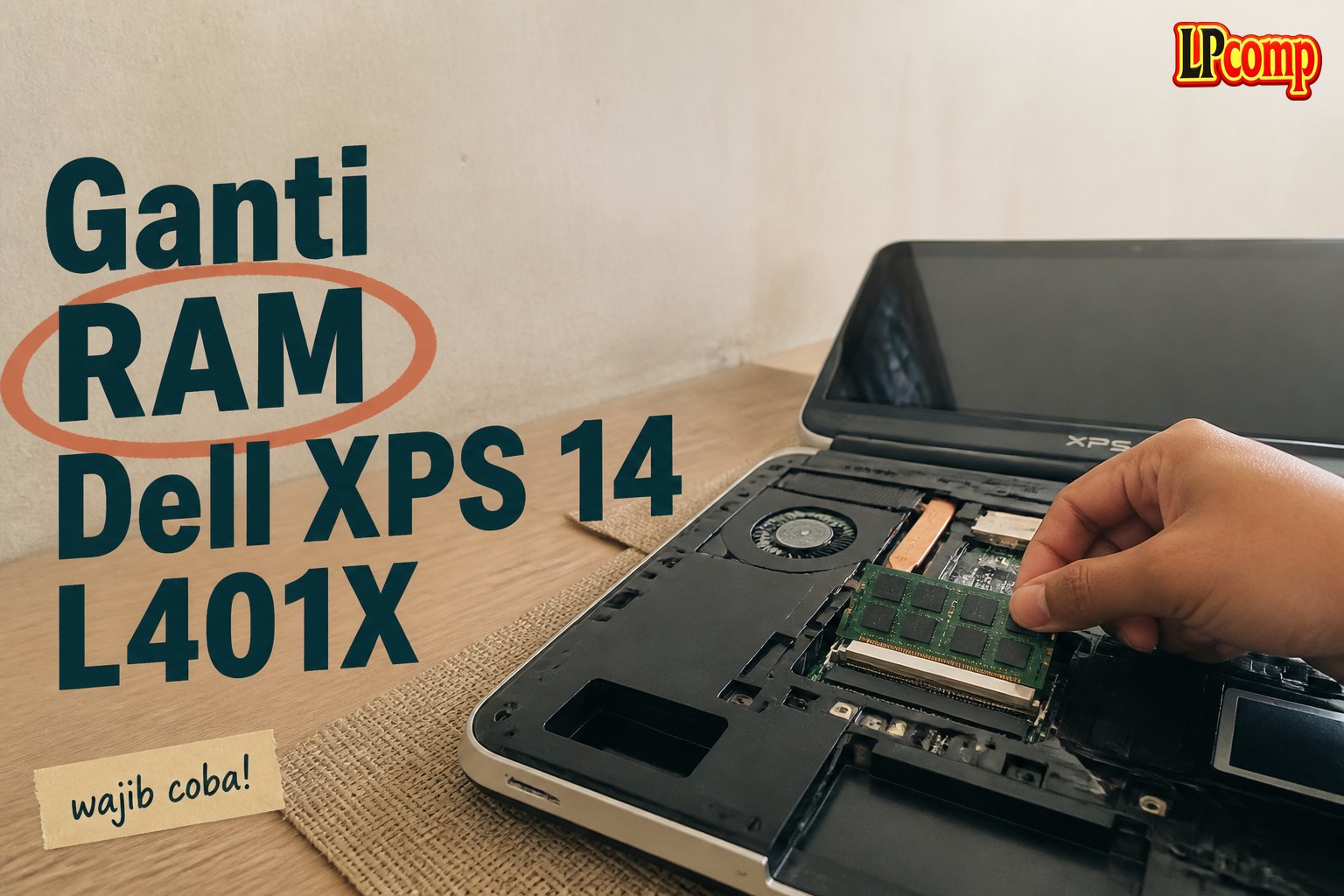 Ganti RAM Dell XPS 14 L401X