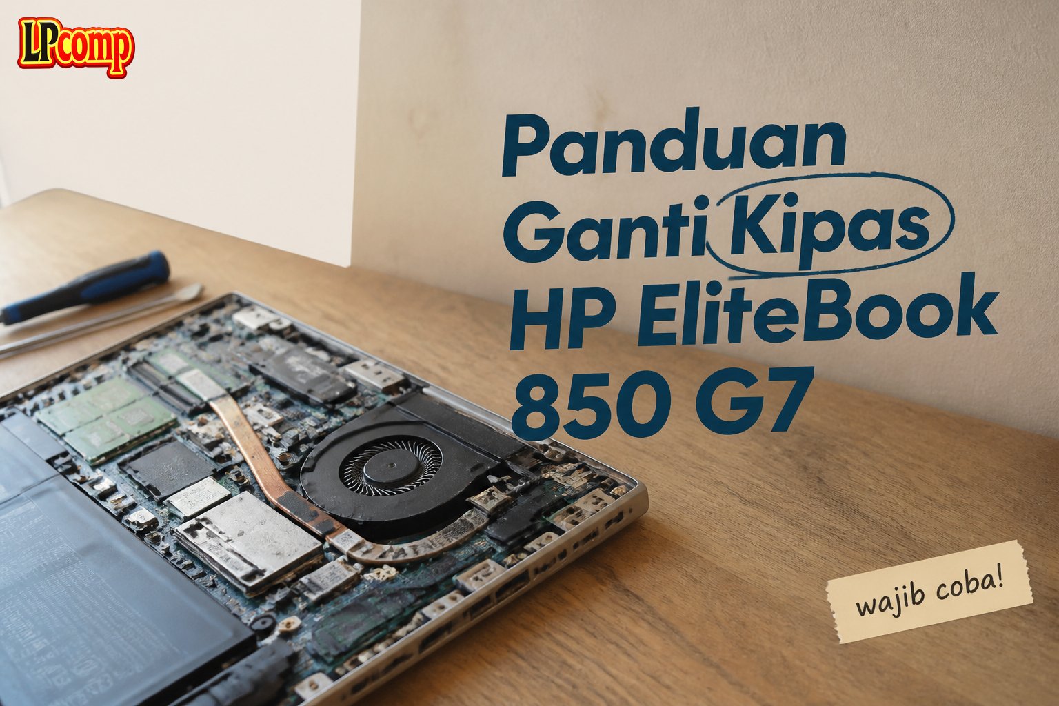 Panduan Ganti Kipas HP EliteBook 850 G7