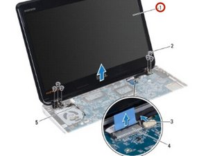 Langkah 6 — Angkat dan Lepaskan Display Assembly