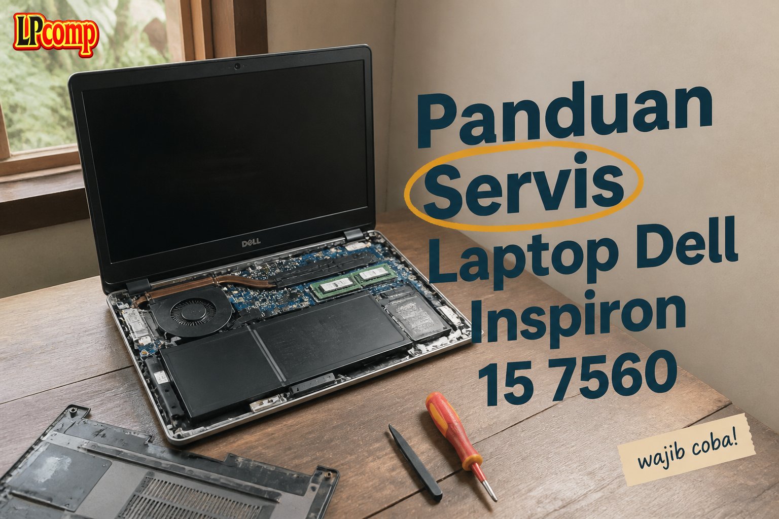 Panduan Servis Laptop Dell Inspiron 15 7560