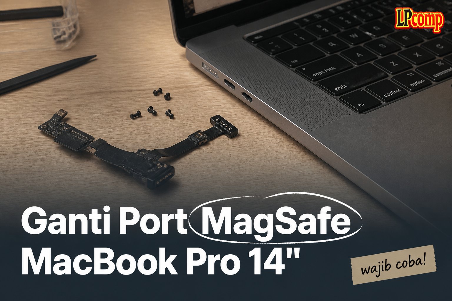 Ganti Port MagSafe MacBook Pro 14"