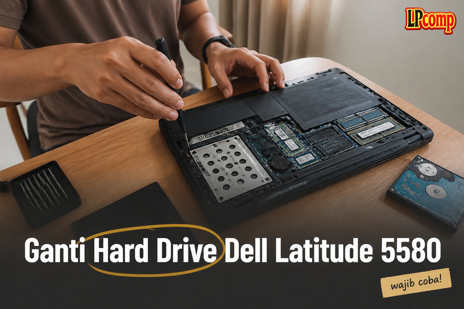 Ganti Hard Drive Dell Latitude 5580