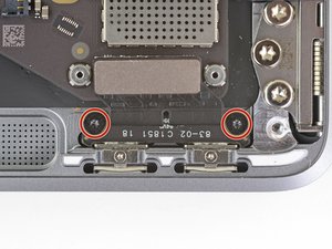 Langkah 3 — Lepaskan Sekrup Papan USB-C