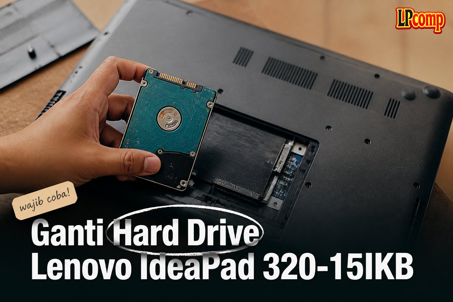 Ganti Hard Drive Lenovo IdeaPad 320-15IKB