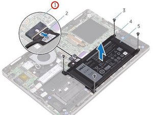 Langkah 1 — Lepaskan Kabel Baterai