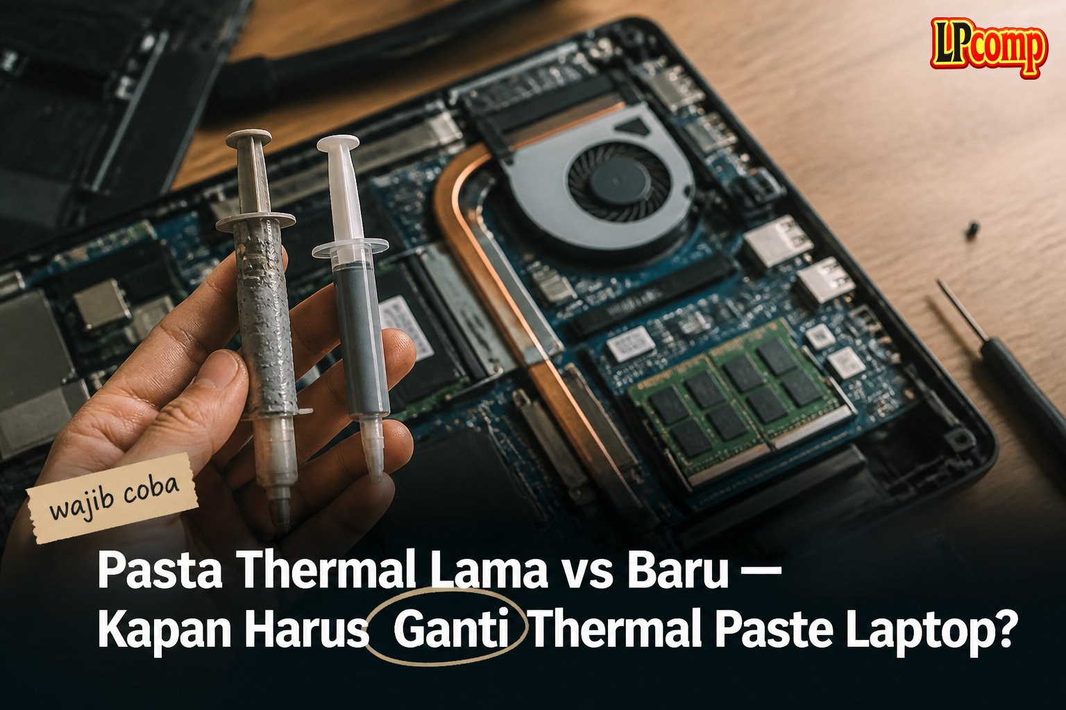 Pasta Thermal Lama vs Baru — Kapan Harus Ganti Thermal Paste Laptop?