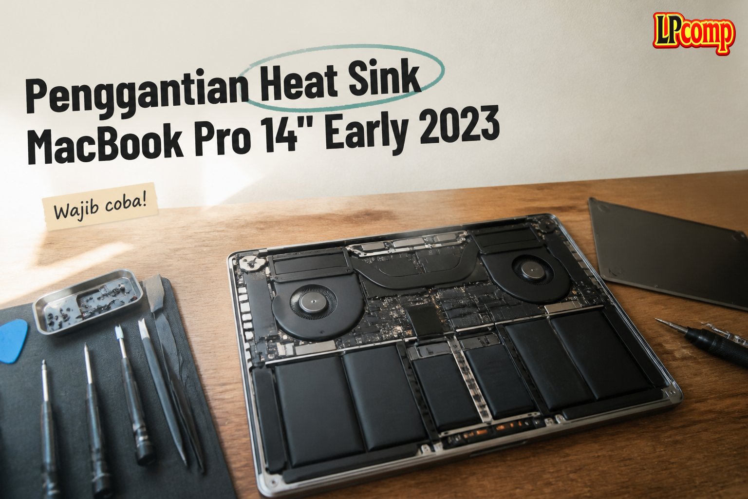 Penggantian Heat Sink MacBook Pro 14" Early 2023