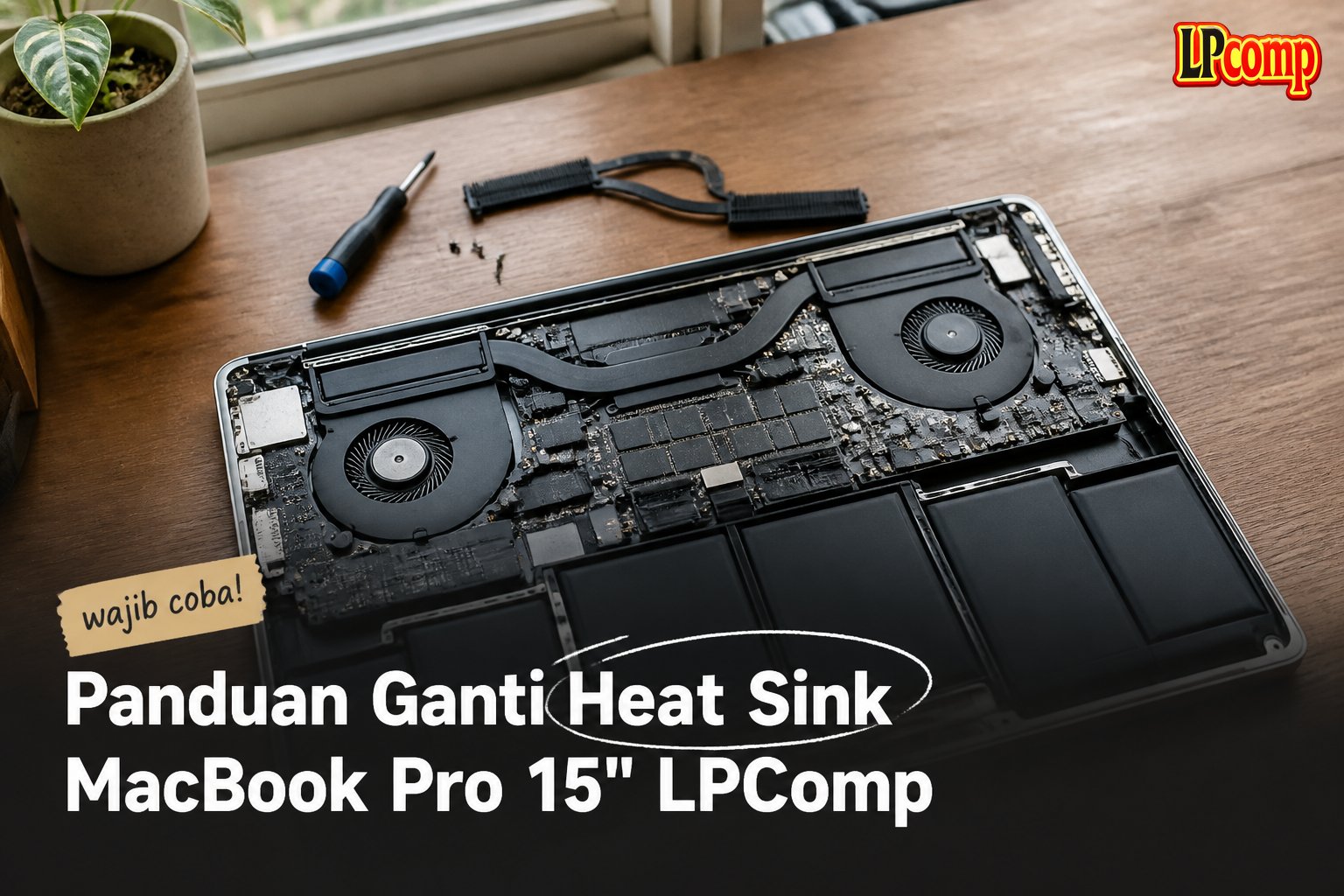 Panduan Ganti Heat Sink MacBook Pro 15" LPComp