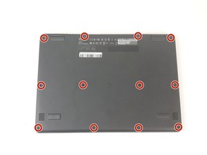Langkah 1 — Matikan Laptop dan Buka Tutup Belakang