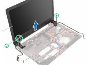 Langkah 4 — Lepaskan Sekrup Pengunci Hinge