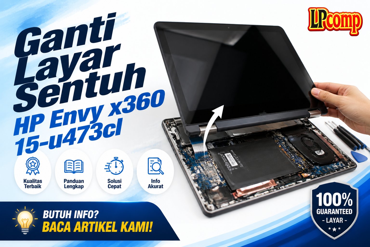 Ganti Layar Sentuh HP Envy x360 15-u473cl