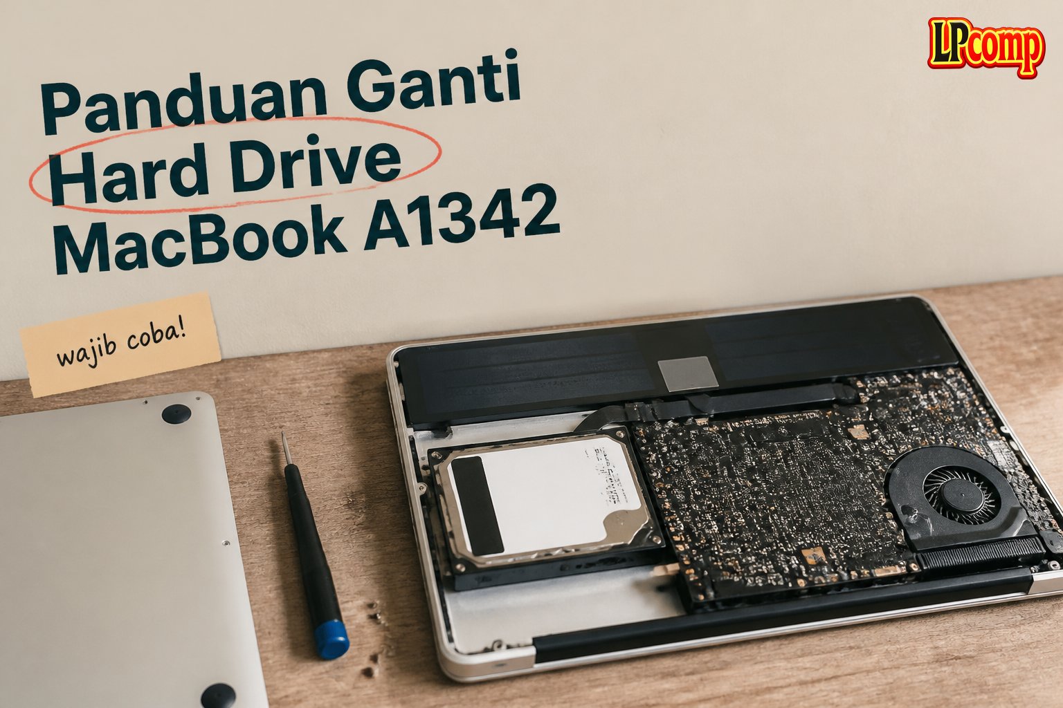 Panduan Ganti Hard Drive MacBook A1342