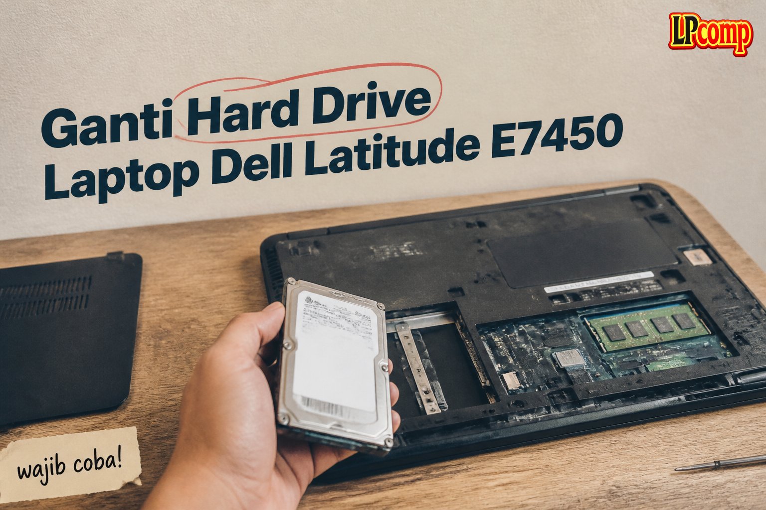 Ganti Hard Drive Laptop Dell Latitude E7450