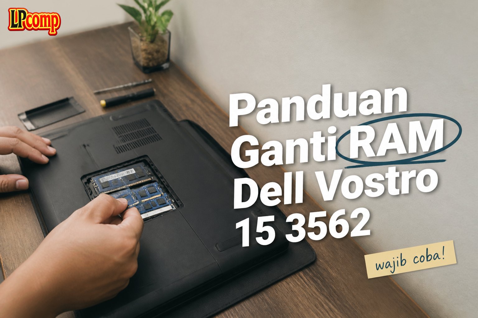 Panduan Ganti RAM Dell Vostro 15 3562