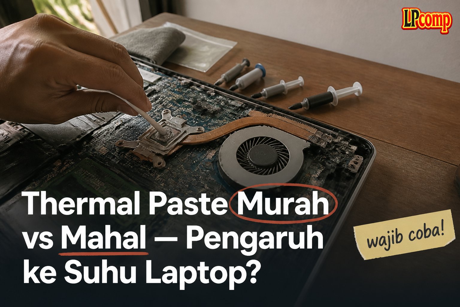 Thermal Paste Murah vs Mahal — Pengaruh ke Suhu Laptop?