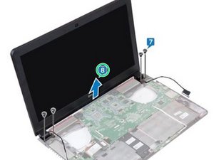 Langkah 7 — Angkat Display Assembly