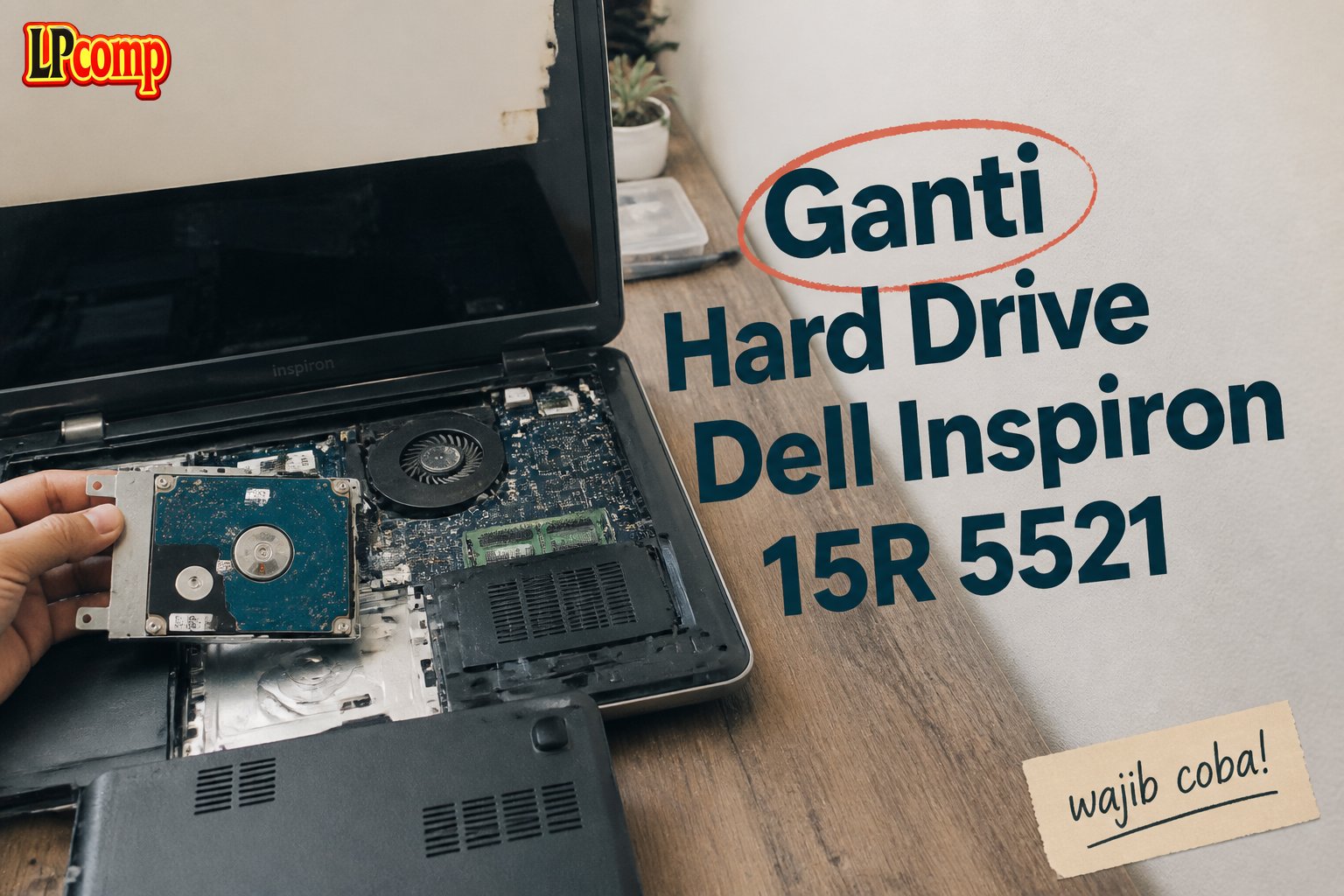 Ganti Hard Drive Dell Inspiron 15R 5521
