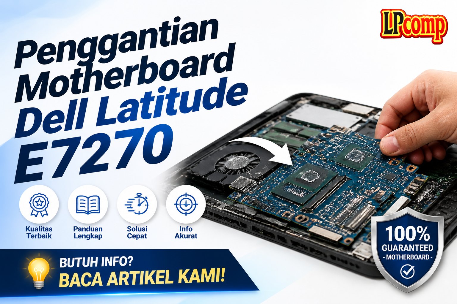 Penggantian Motherboard Dell Latitude E7270
