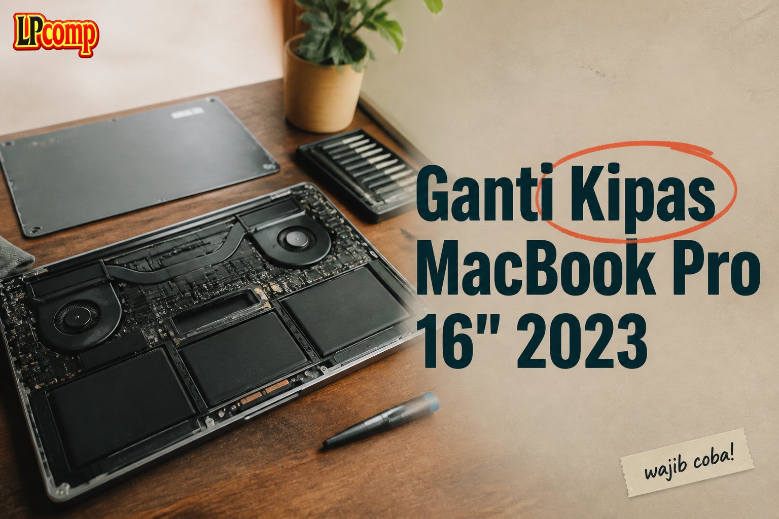 Ganti Kipas MacBook Pro 16" 2023