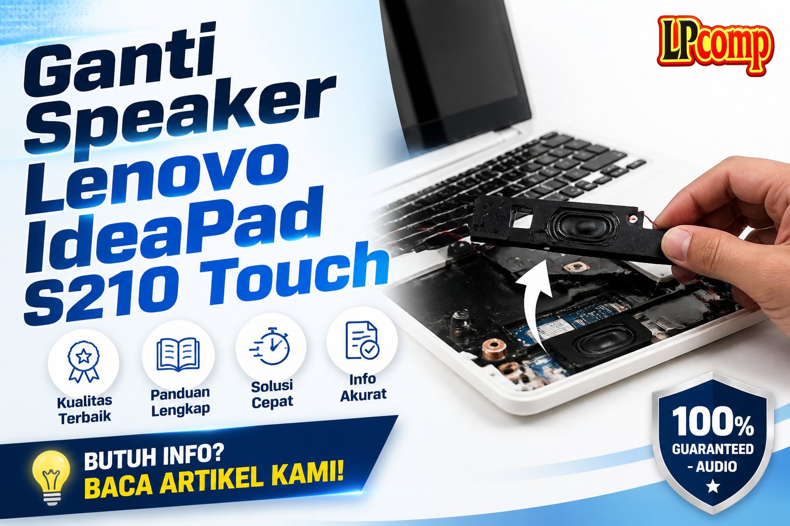 Ganti Speaker Lenovo IdeaPad S210 Touch