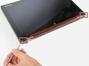 Langkah 3 — Mengangkat Bezel Plastik