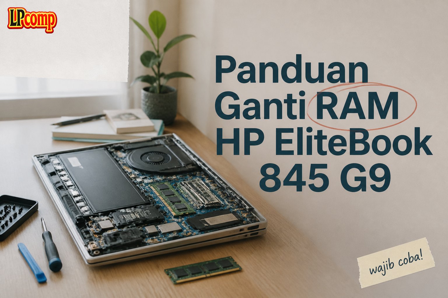 Panduan Ganti RAM HP EliteBook 845 G9