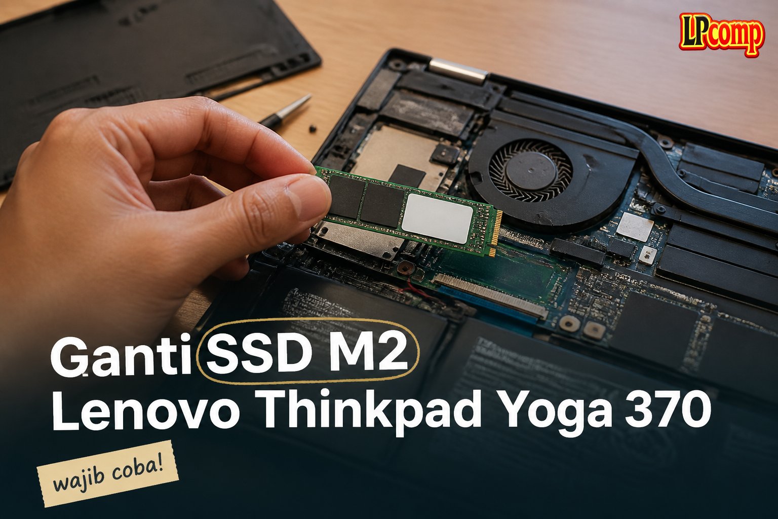 Ganti SSD M2 Lenovo Thinkpad Yoga 370