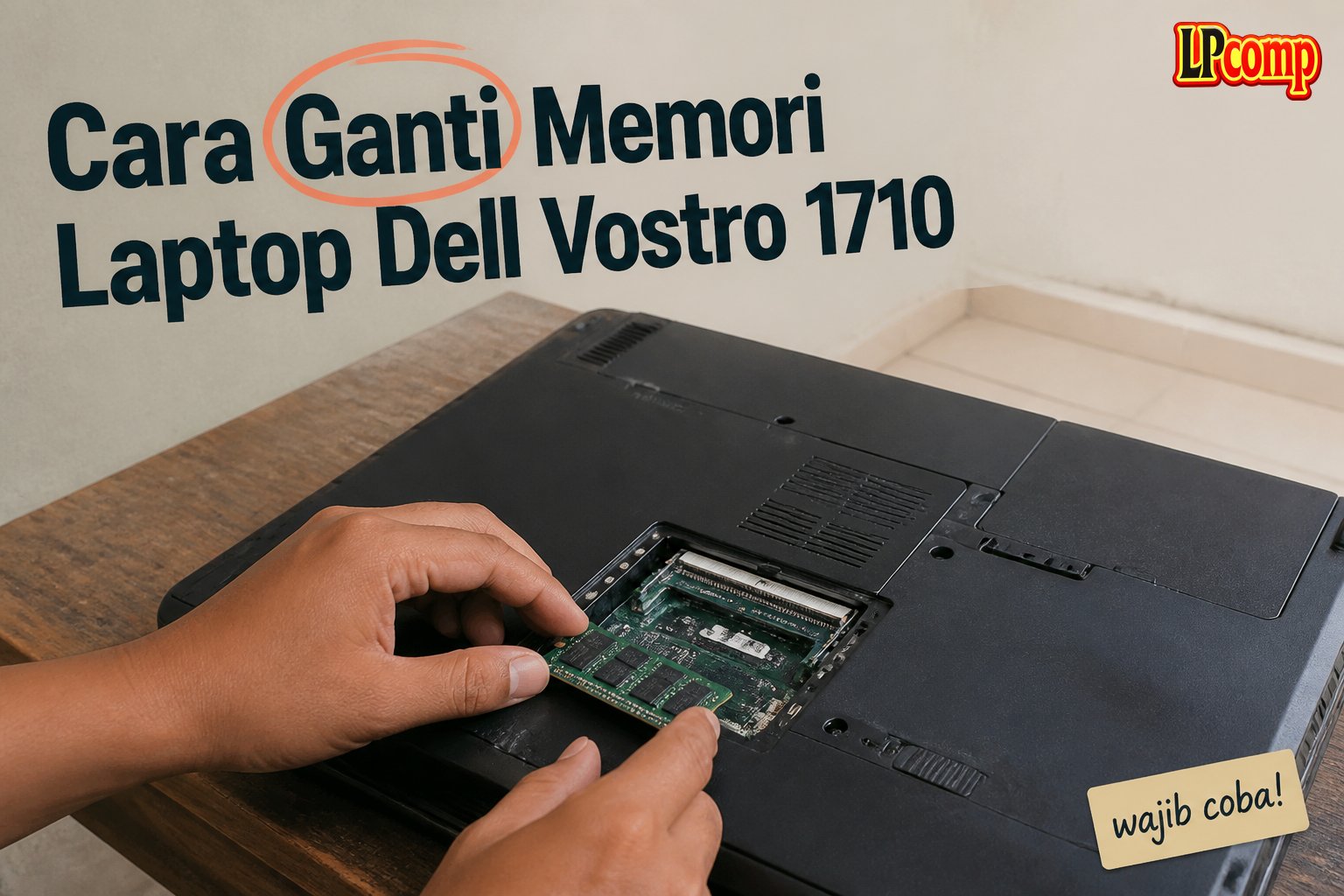 Cara Ganti Memori Laptop Dell Vostro 1710