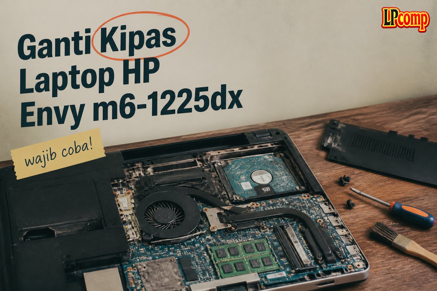 Ganti Kipas Laptop HP Envy m6-1225dx