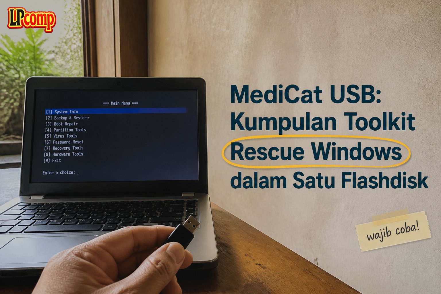 MediCat USB: Kumpulan Toolkit Rescue Windows dalam Satu Flashdisk