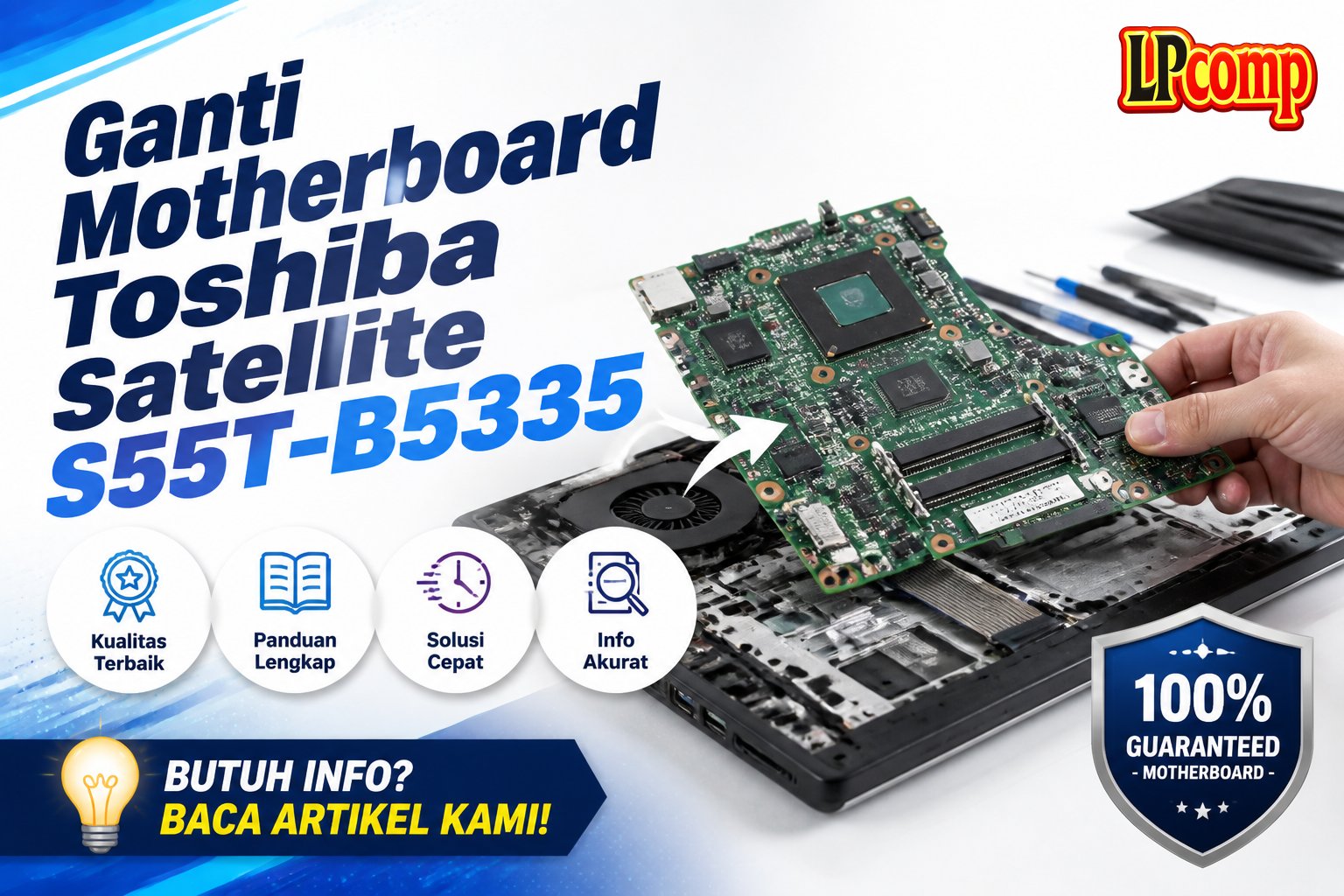 Ganti Motherboard Toshiba Satellite S55T-B5335