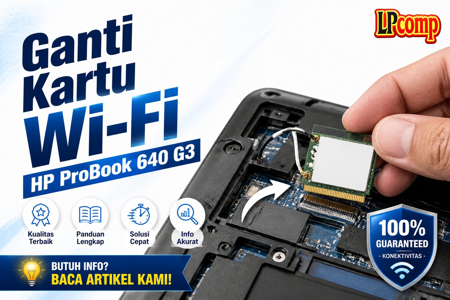 Ganti Kartu Wi-Fi HP ProBook 640 G3