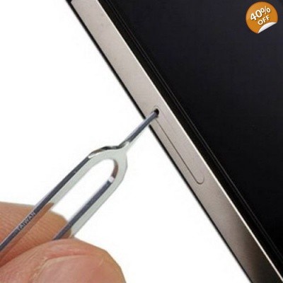 Jarum Ejector SIM Card HP Tray Kartu Tusukan Simcard Tusuk Handphone Buka Slot Colokan Lubang Tool - gambar 4