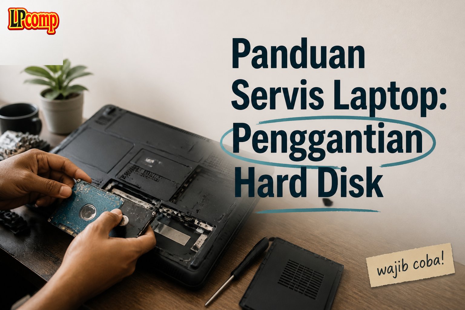 Panduan Servis Laptop: Penggantian Hard Disk