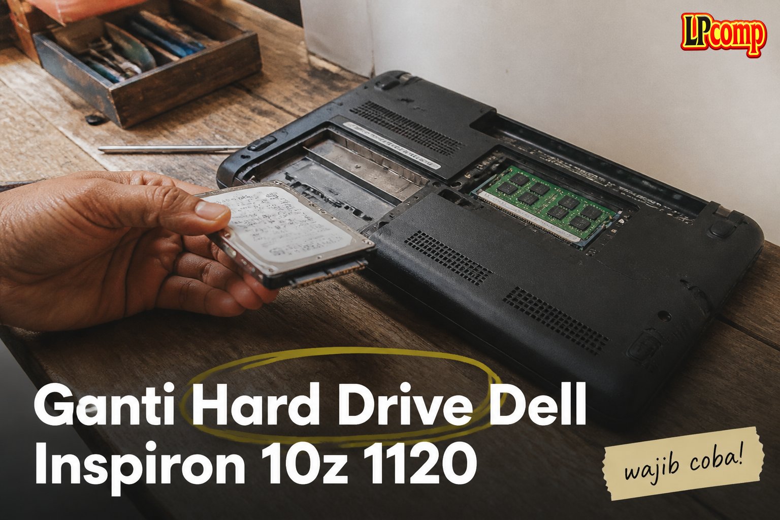 Ganti Hard Drive Dell Inspiron 10z 1120