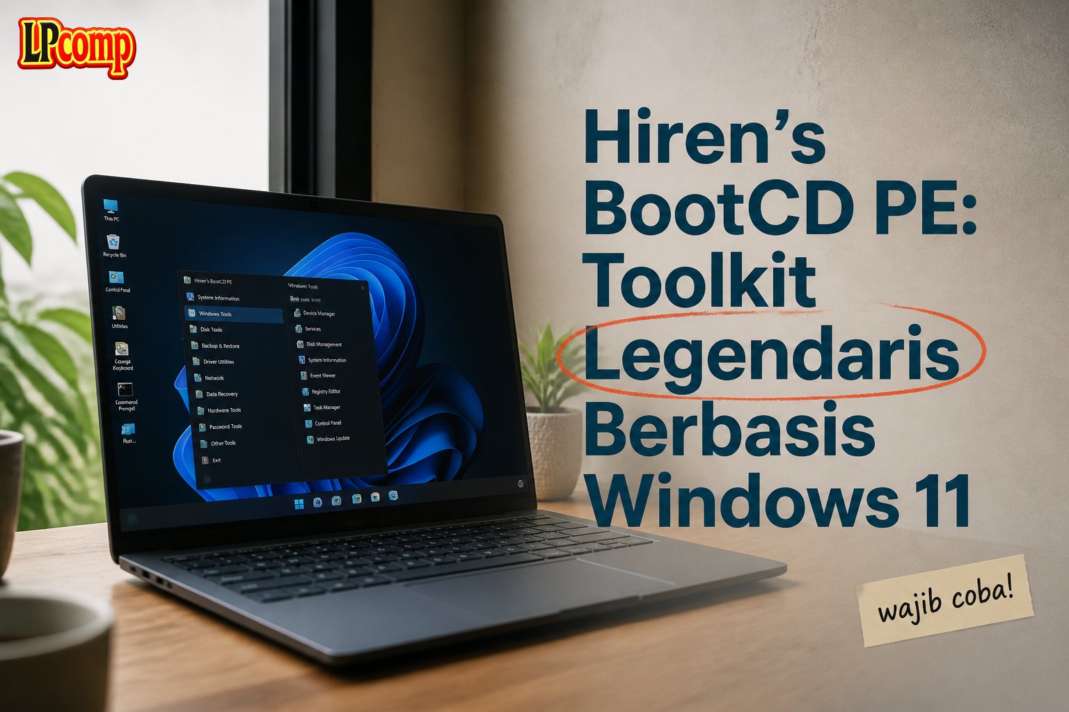 Hiren's BootCD PE: Toolkit Legendaris Berbasis Windows 11