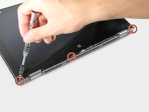 Langkah 4 — Menghilangkan Sekrup di Bezel