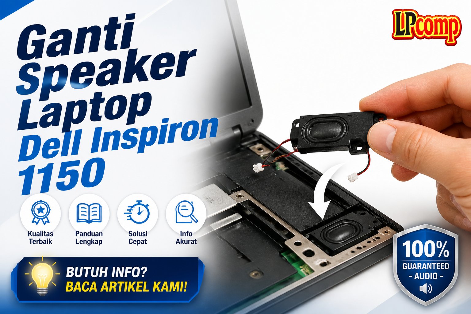 Ganti Speaker Laptop Dell Inspiron 1150