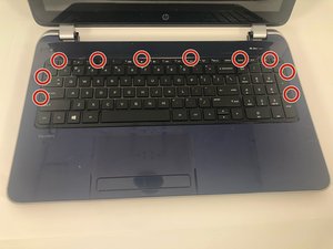 Langkah 3 — Lepaskan Keyboard