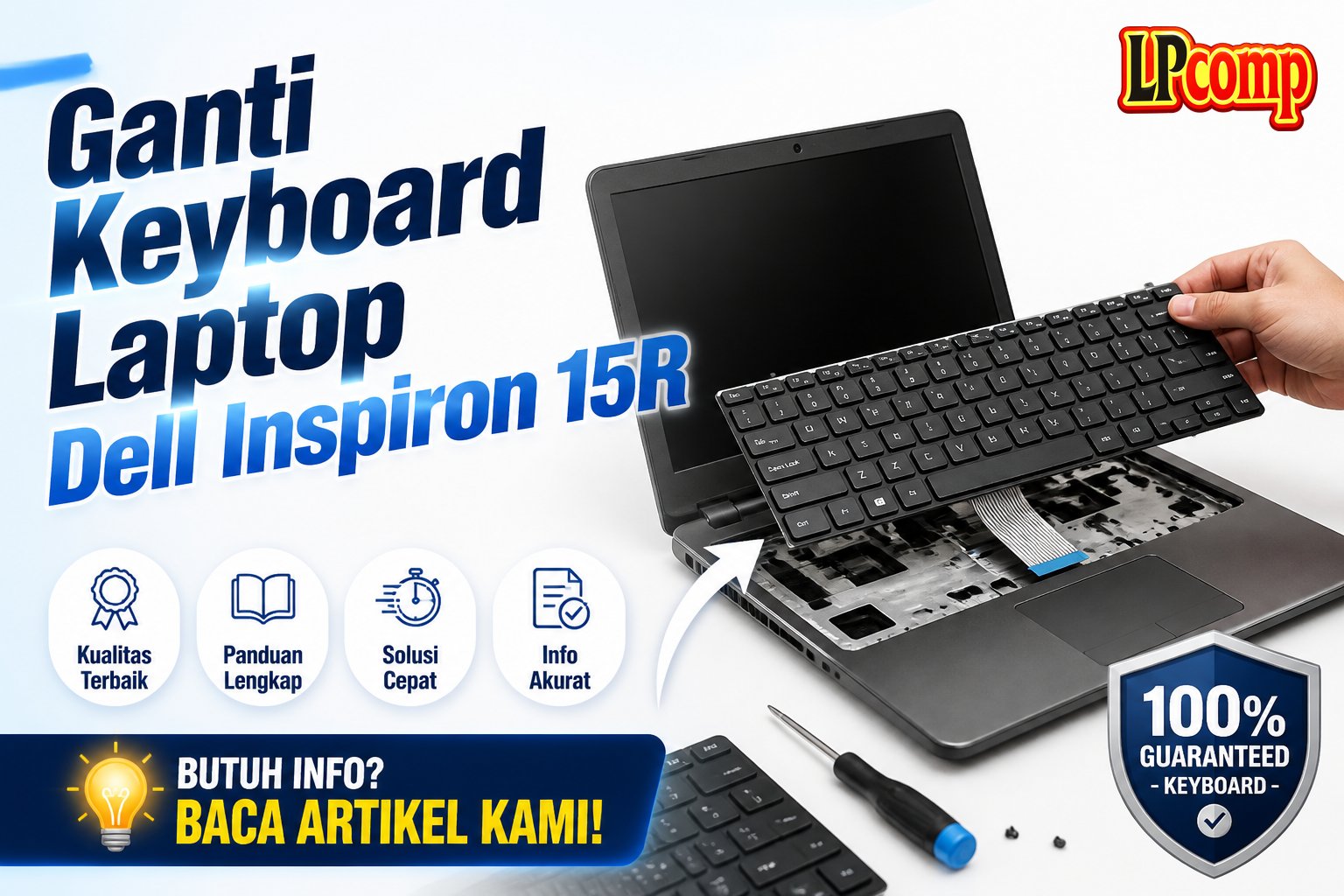 Ganti Keyboard Laptop Dell Inspiron 15R