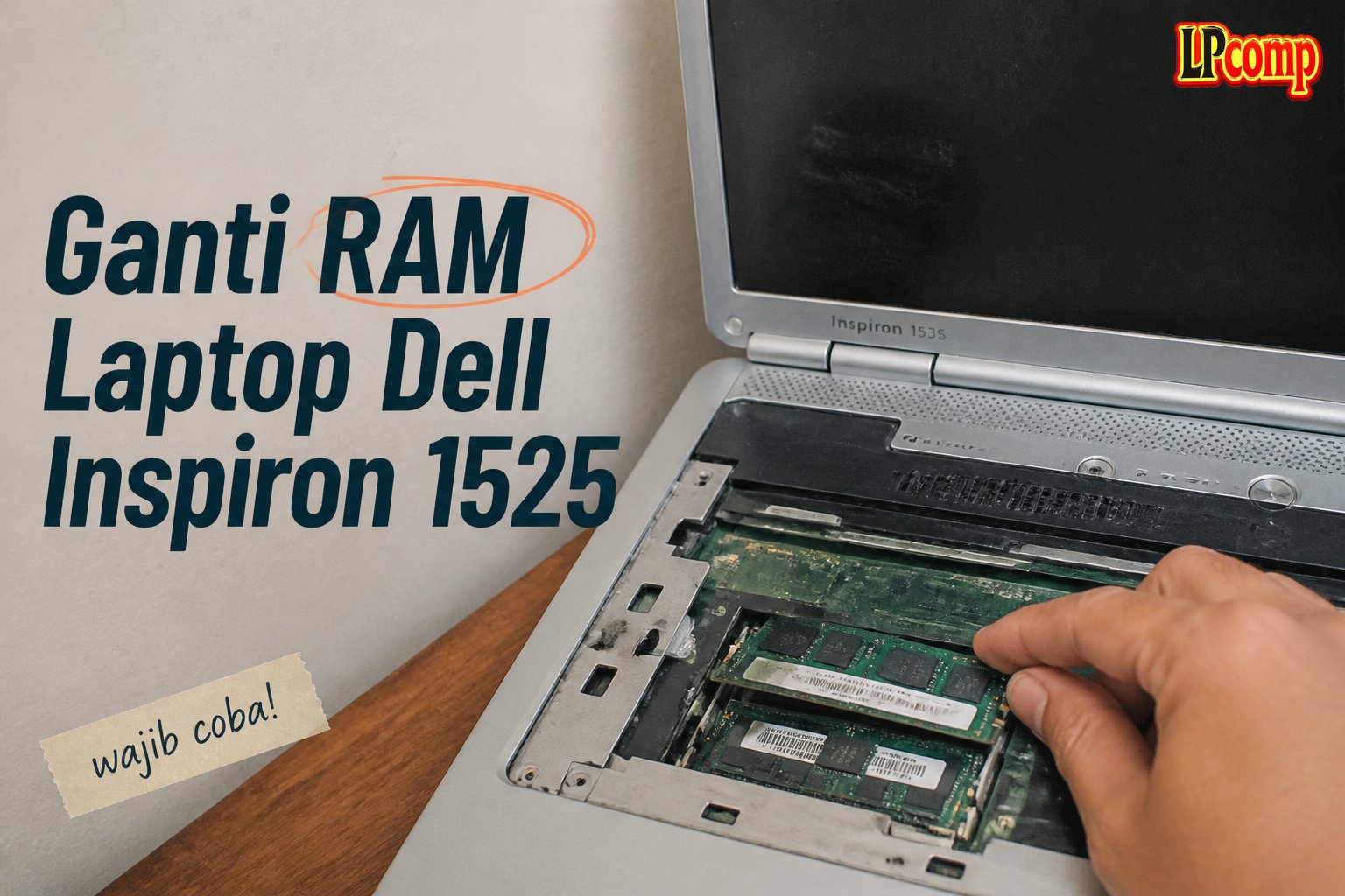 Ganti RAM Laptop Dell Inspiron 1525