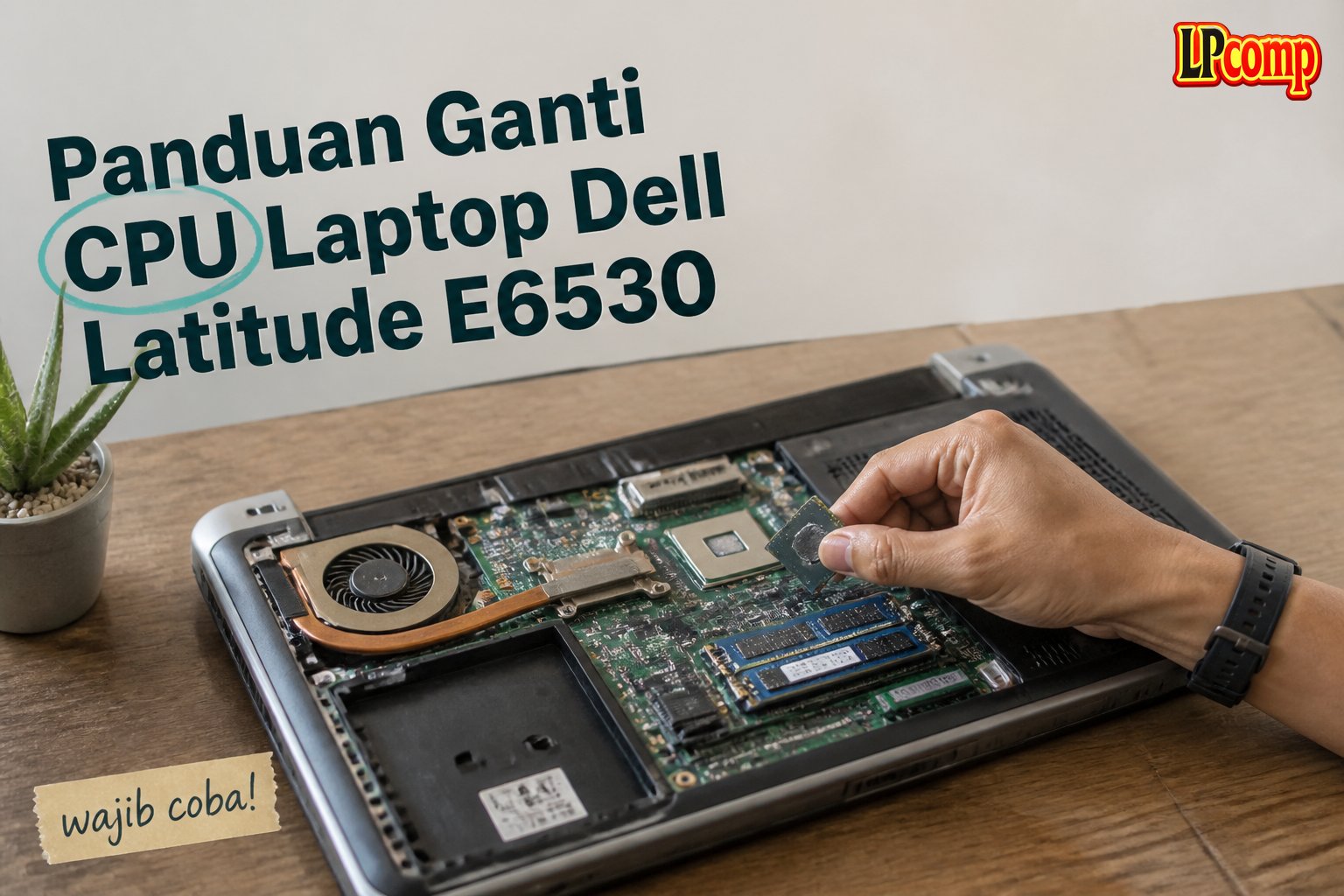 Panduan Ganti CPU Laptop Dell Latitude E6530